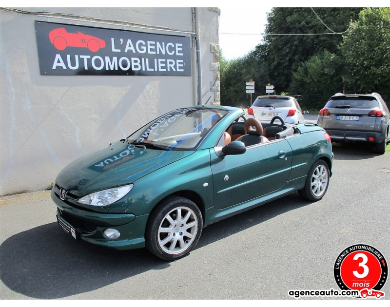Achat voiture occasion, Auto occasion pas cher | Agence Auto Peugeot 206 CC 2.0 135 ROLAND GARROS Violet Année 2004 Manuelle Essence